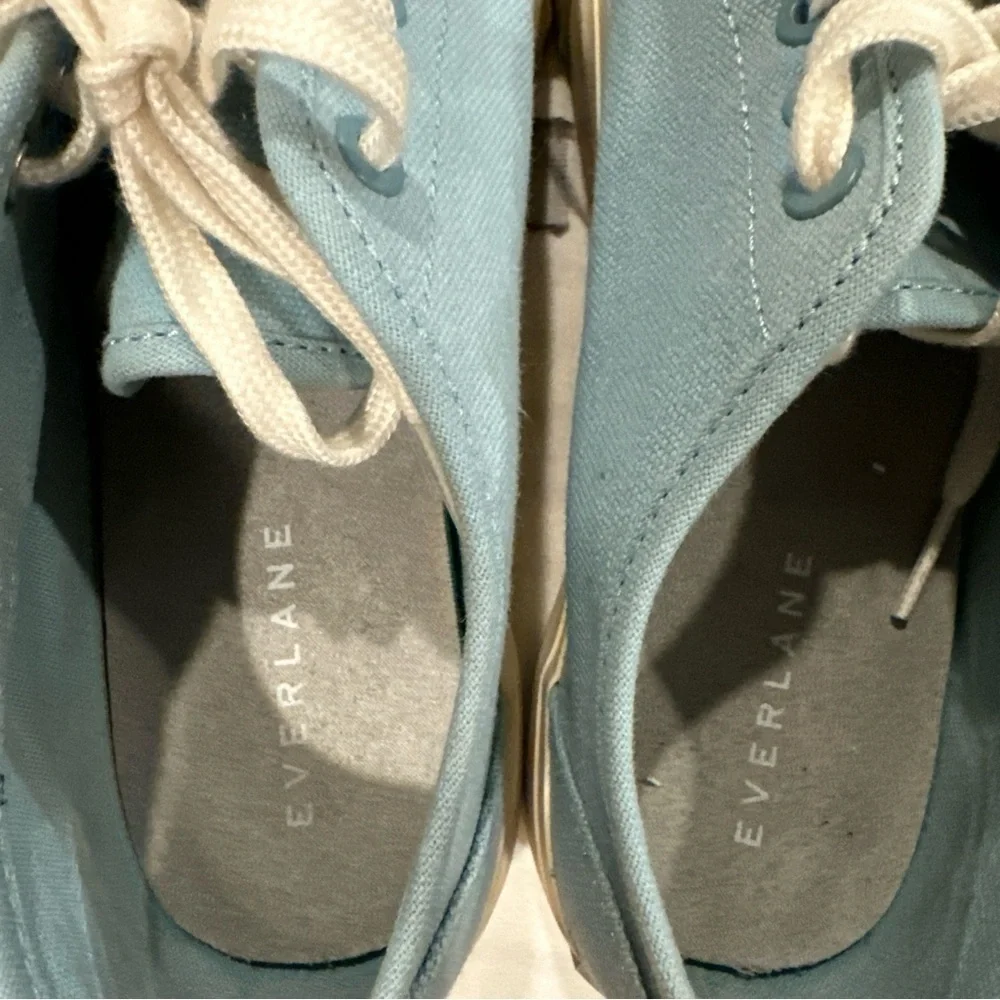 EVERLANE FOREVER PLATFORM WOMENS SNEAKERS SIZE 6 1/2 BLUE